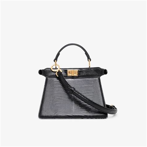 petit sac fendi noir|Peekaboo ISeeU Petit .